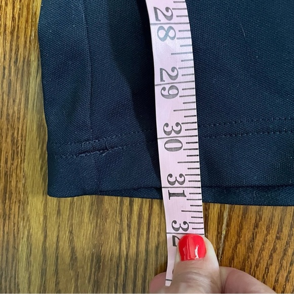 Nike Ladies Track Leisure Workout Pant Size 16-18 Navy White Stripe - Picture 10 of 10